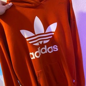 Red Adidas hoodie